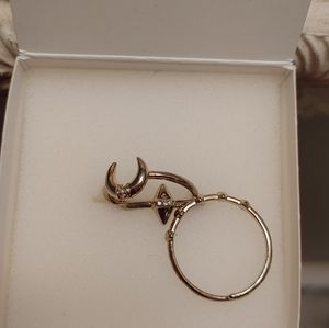 Stella & Dot Adjustable Ring Set